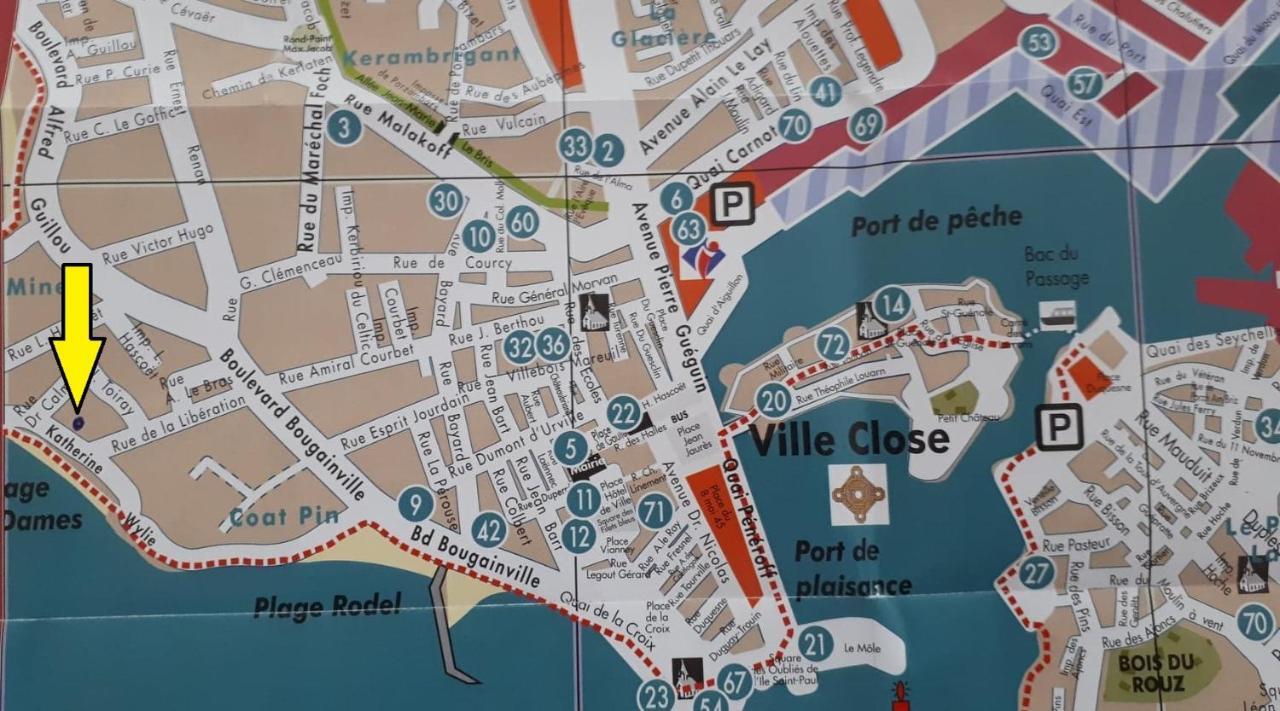 Studio Face A La Mer Concarneau Dış mekan fotoğraf